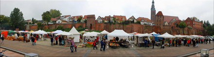 Töpfermarkt Tangermünde - Panorama
